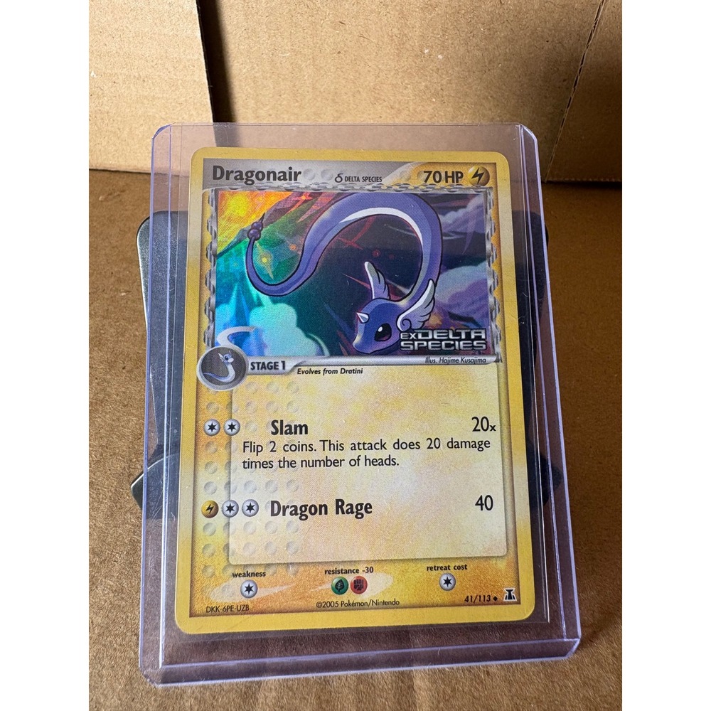 Pokemon Dragonair 41/113 EX Delta Species Reverse Holo Stamped 2005 Card